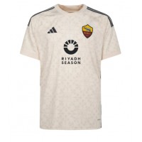 Camiseta AS Roma Gianluca Mancini #23 Segunda Equipación Replica 2023-24 mangas cortas